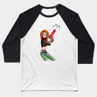 Kim possible-Fan art Baseball T-Shirt